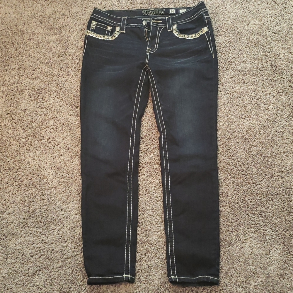 Miss Me ankle skinny jeans